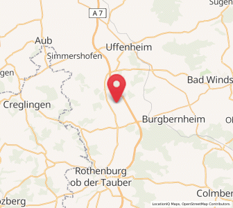Map of Ohrenbach, Bavaria