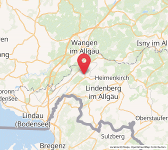 Map of Opfenbach, Bavaria