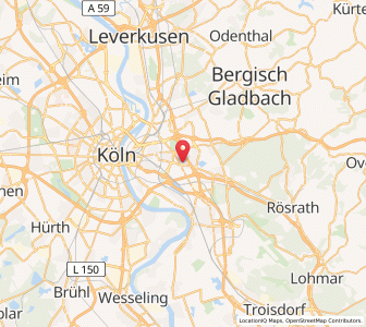 Map of Ostheim, North Rhine-Westphalia