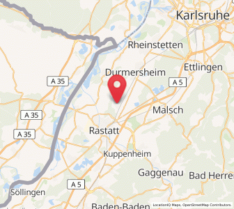 Map of Ötigheim, Baden-Wurttemberg
