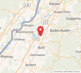 Map of Ottenhofen, Baden-Wurttemberg