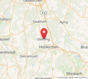 Map of Otterfing, Bavaria