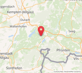 Map of Oy-Mittelberg, Bavaria
