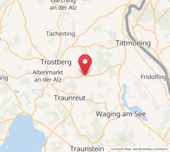 Map of Palling, Bavaria