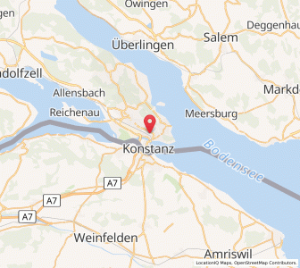 Map of Petershausen-West, Baden-Wurttemberg