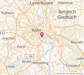 Map of Poll, North Rhine-Westphalia