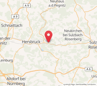 Map of Pommelsbrunn, Bavaria