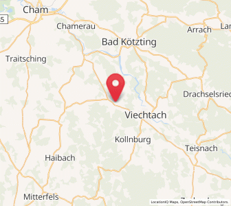 Map of Prackenbach, Bavaria