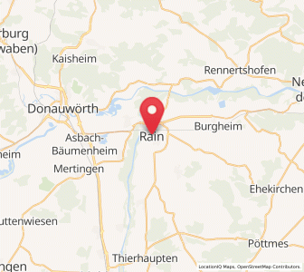 Map of Rain, Bavaria