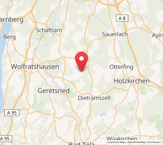 Map of Reichertshausen, Bavaria