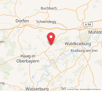 Map of Reichertsheim, Bavaria