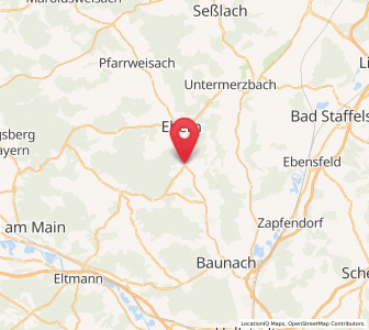 Map of Rentweinsdorf, Bavaria