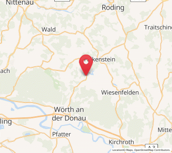 Map of Rettenbach, Bavaria