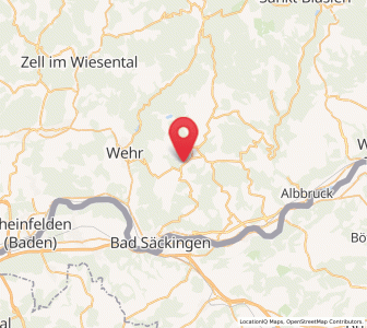 Map of Rickenbach, Baden-Wurttemberg