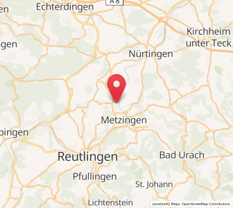 Map of Riederich, Baden-Wurttemberg