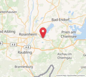 Map of Riedering, Bavaria