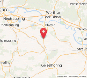 Map of Riekofen, Bavaria