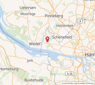 Map of Rissen, Hamburg