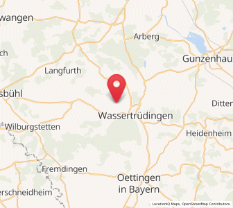 Map of Röckingen, Bavaria