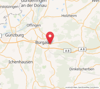 Map of Röfingen, Bavaria