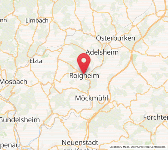 Map of Roigheim, Baden-Wurttemberg