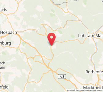 Map of Rothenbuch, Bavaria