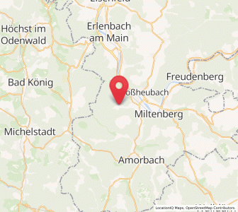 Map of Rüdenau, Bavaria