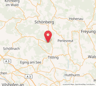 Map of Saldenburg, Bavaria