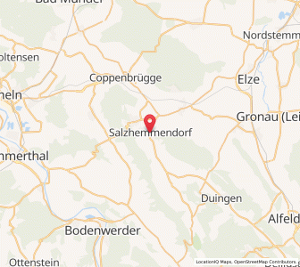 Map of Salzhemmendorf, Lower Saxony