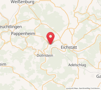Map of Schernfeld, Bavaria