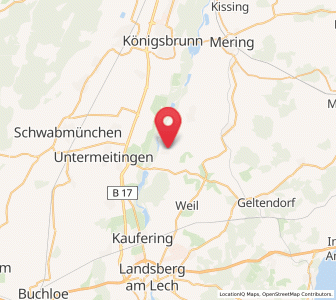 Map of Scheuring, Bavaria