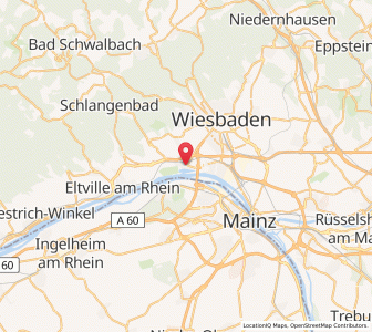 Map of Schierstein, Hesse