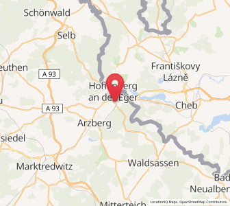 Map of Schirnding, Bavaria