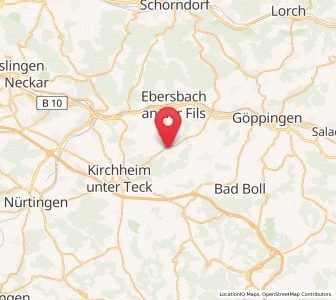 Map of Schlierbach, Baden-Wurttemberg