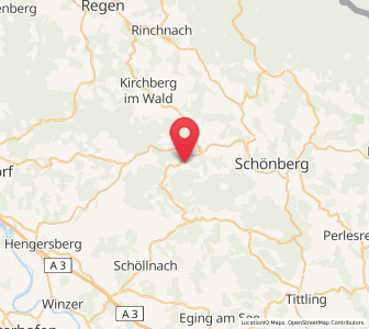 Map of Schöfweg, Bavaria