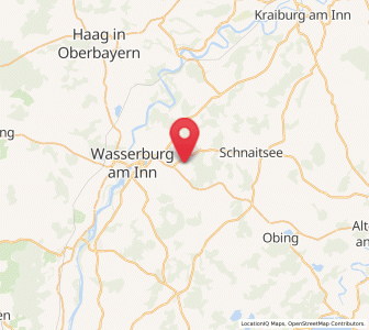 Map of Schönberg, Bavaria