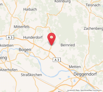Map of Schwarzach, Bavaria
