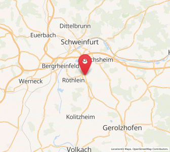 Map of Schwebheim, Bavaria