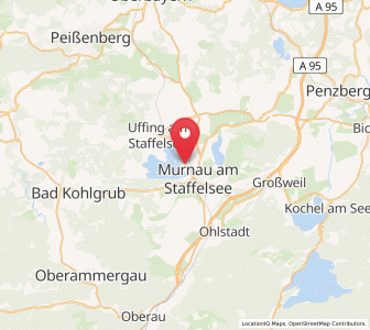 Map of Seehausen am Staffelsee, Bavaria