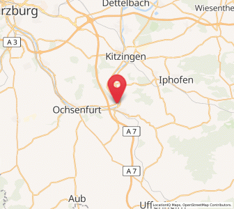 Map of Segnitz, Bavaria
