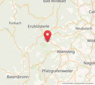 Map of Simmersfeld, Baden-Wurttemberg