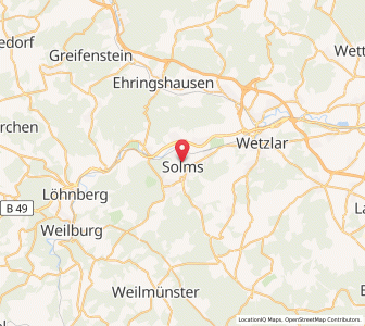 Map of Solms, Hesse
