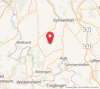 Map of Sonderhofen, Bavaria