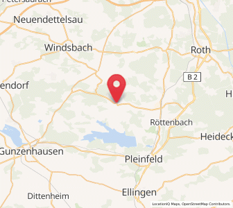 Map of Spalt, Bavaria