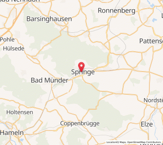 Map of Springe, Lower Saxony