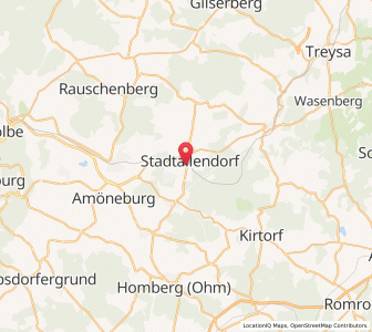 Map of Stadtallendorf, Hesse