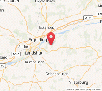 Map of Stallwang, Bavaria