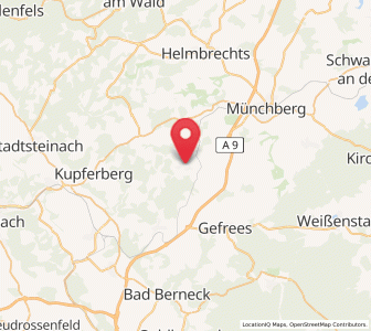 Map of Stammbach, Bavaria