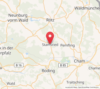 Map of Stamsried, Bavaria