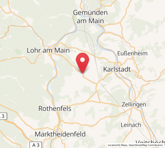 Map of Steinfeld, Bavaria